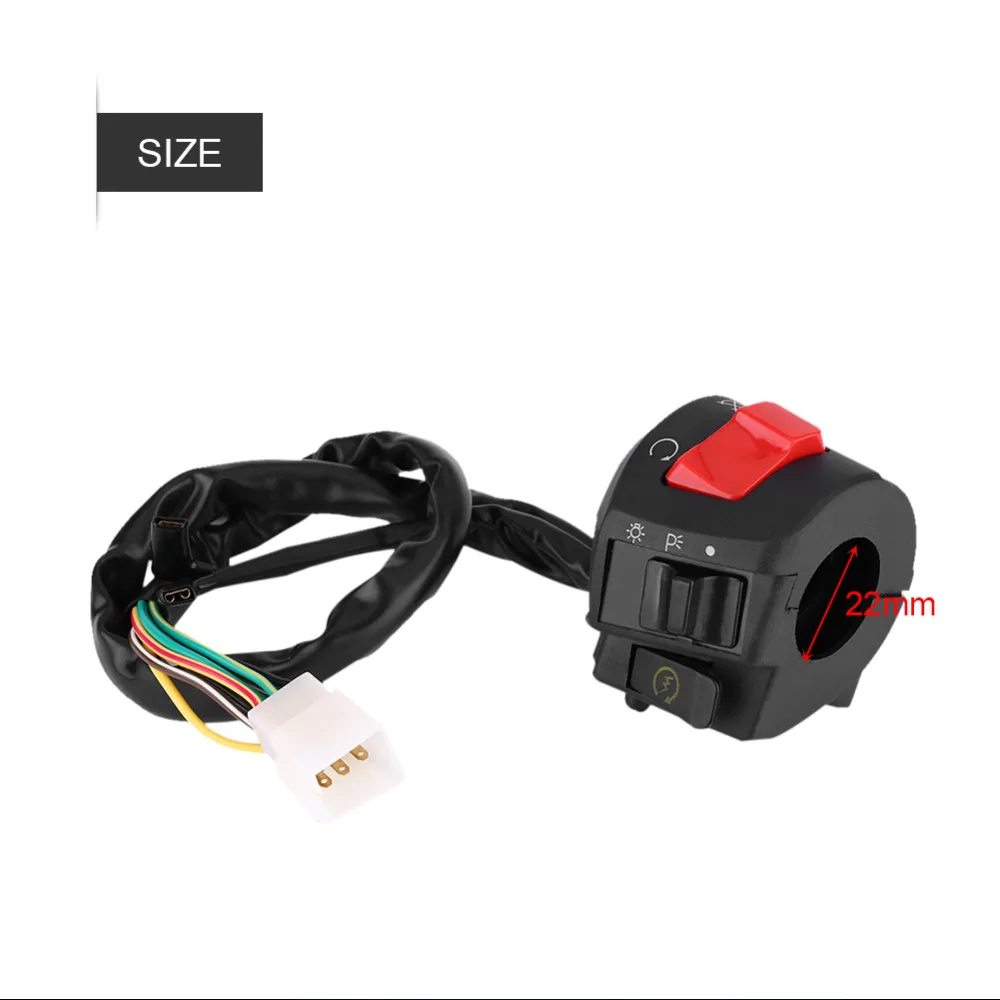 1 Pair Motorcycle 7/8inch Left and Right Handlebar Mount Switch with Horn and Ignition Control Made of premium plastic and metal
1 Pair Motorcycle 7/8inch Left and Right Handlebar Mount Switch with Horn and Ignition Control Made of premium plastic and metal