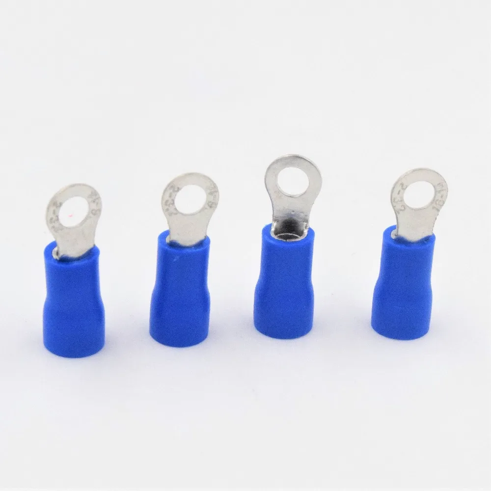 RV2-4 Blue Ring Insulated Wire Connector Electrical Crimp Terminal Cable Wire Connector for 1.5-2.5mm2 100PCS/Pack RV2.5-4 RV
RV2-4 Blue Ring Insulated Wire Connector Electrical Crimp Terminal Cable Wire Connector for 1.5-2.5mm2 100PCS/Pack RV2.5-4 RV