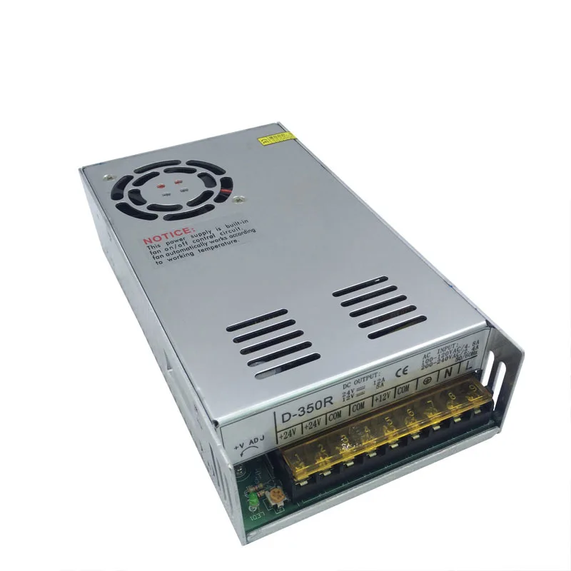 Best quality double sortie 5V 24V 350W Switching Power Supply Driver for LED Strip AC100-240V Input to DC 5V 12V free shipping
Best quality double sortie 5V 24V 350W Switching Power Supply Driver for LED Strip AC100-240V Input to DC 5V 12V free shipping