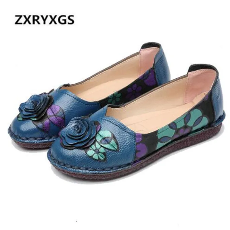 2019 New Spring and Winter Elegant Printing Real Leather Shoes Woman Retro Flower Flat Shoes Casual Comfort Non-slip Women Shoes
2019 New Spring and Winter Elegant Printing Real Leather Shoes Woman Retro Flower Flat Shoes Casual Comfort Non-slip Women Shoes