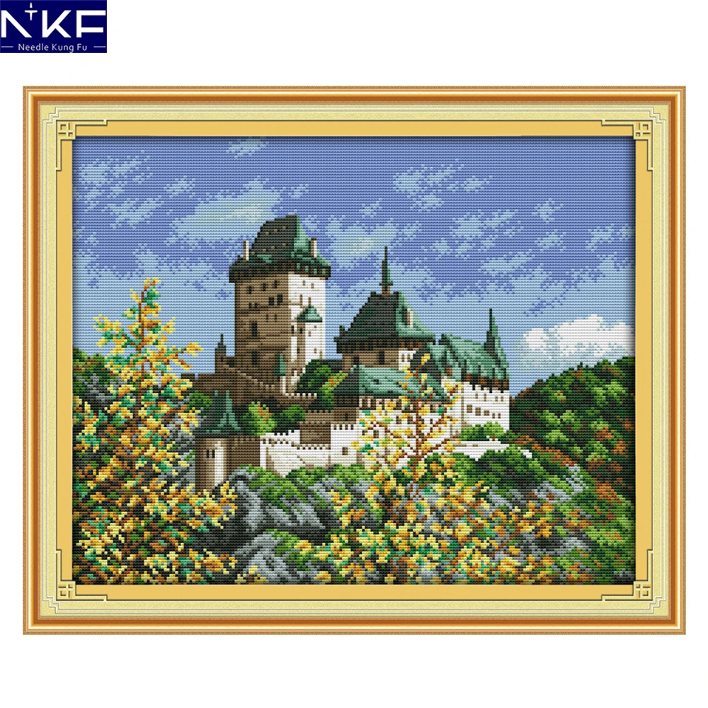 NKF The Beautiful Scenery of Poland Chinese Cross Stitch Pattern DIY Needlework Embroidery Scenery Cross Stitch for Home Decor
NKF The Beautiful Scenery of Poland Chinese Cross Stitch Pattern DIY Needlework Embroidery Scenery Cross Stitch for Home Decor