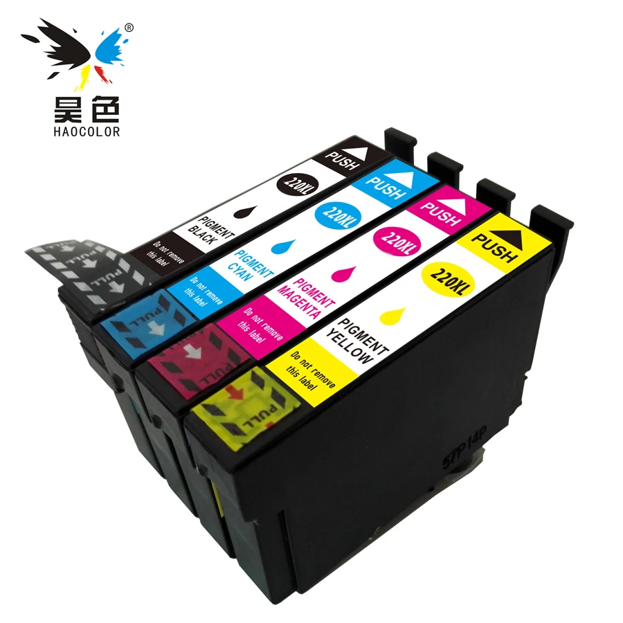 4 pcs E220xl T2941XL - T2944XL ink cartridge for WorkForce WF-2630 WF-2650 WF-2660 WF-2750 WF-2760 XP-420 XP-424 XP-320
4 pcs E220xl T2941XL - T2944XL ink cartridge for WorkForce WF-2630 WF-2650 WF-2660 WF-2750 WF-2760 XP-420 XP-424 XP-320
