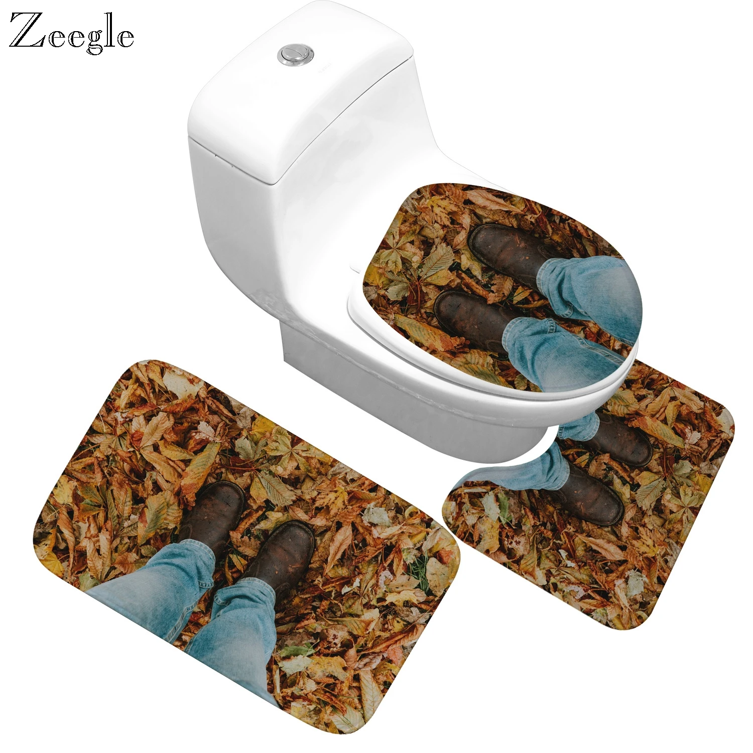 Zeegle 3D Creative Printed Non Slip Bathroom Mat Flannel Shower Floor Mats Floor Carpet Washing Machine Mat Quick Dry Rugs 3pcs
Zeegle 3D Creative Printed Non Slip Bathroom Mat Flannel Shower Floor Mats Floor Carpet Washing Machine Mat Quick Dry Rugs 3pcs