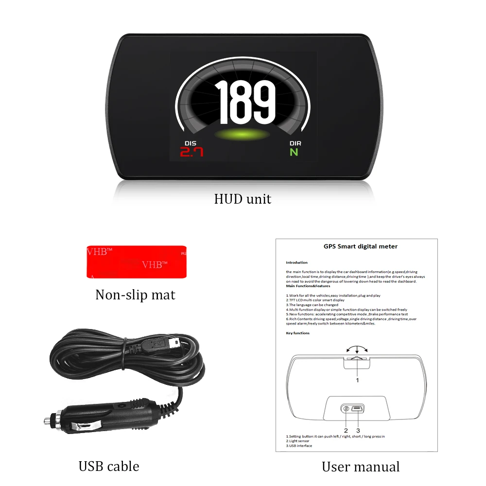 WiiYii T800 HUD GPS head up display car Screen On-board Car HUD GPS Overspeed Warning Windshield Projector auto accessories
WiiYii T800 HUD GPS head up display car Screen On-board Car HUD GPS Overspeed Warning Windshield Projector auto accessories