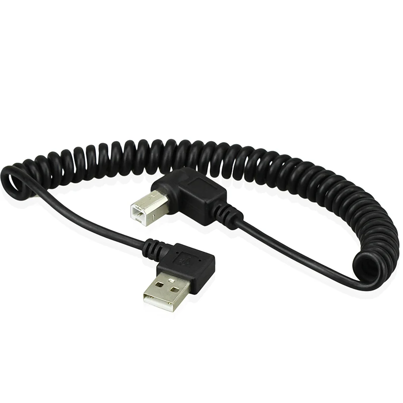 Usb кабель для зарядки и передачи данных типа Папа 4 40 см USB 2 0 B с прямым углом