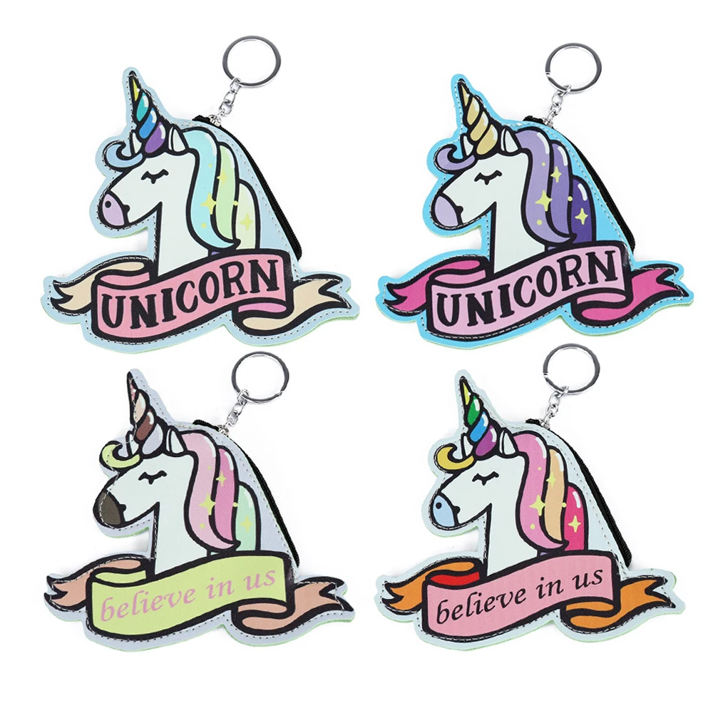 3D Unicorn PU Coin Purse Children Cartoon Keyring Mini Change Wallet Cute Print Zip Money Bag Keychain Hanging Ornament Bag
3D Unicorn PU Coin Purse Children Cartoon Keyring Mini Change Wallet Cute Print Zip Money Bag Keychain Hanging Ornament Bag