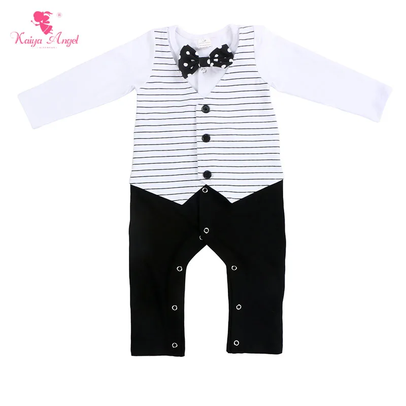 Kaiya Angel 2017 Newborn Baby Boy Winter clothes Factory wholesale Costume Cute Black Tie Long Sleeve Cotton Cute Black Romper
Kaiya Angel 2017 Newborn Baby Boy Winter clothes Factory wholesale Costume Cute Black Tie Long Sleeve Cotton Cute Black Romper