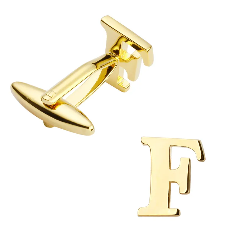 Free delivery, high quality Brass Cuff buttons, brand new fashionable gold F letter cuff buttons for men's wedding gifts.
Free delivery, high quality Brass Cuff buttons, brand new fashionable gold F letter cuff buttons for men's wedding gifts.