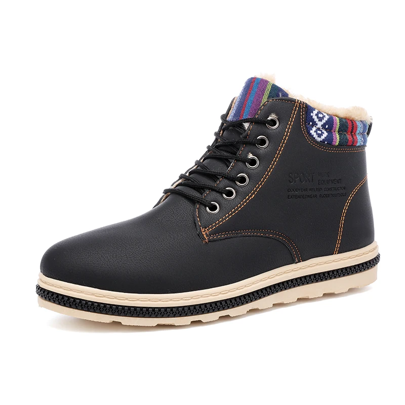 2021 Warm Men's Winter Leather Ankle Boots Men Autumn Waterproof Snow Boots Leisure Autumn Boots Mens Office Shoes
2021 Warm Men's Winter Leather Ankle Boots Men Autumn Waterproof Snow Boots Leisure Autumn Boots Mens Office Shoes
