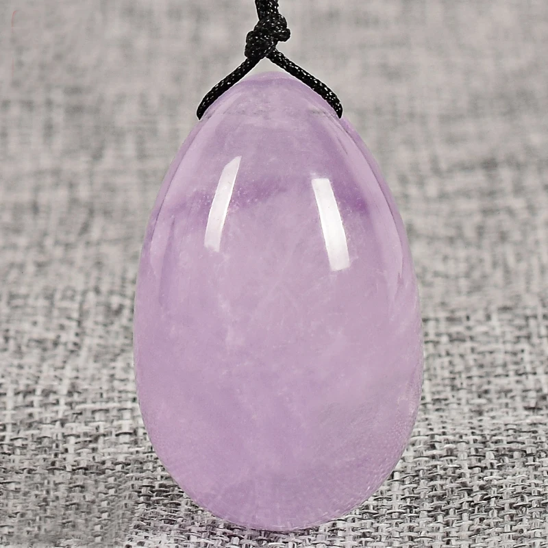 Drilled Natural Amethyst Jade Egg For Yoni 45x30mm Massage Stone Kegel Exercise Ben Wa Ball Tightening Vaginal Muscle Massager
Drilled Natural Amethyst Jade Egg For Yoni 45x30mm Massage Stone Kegel Exercise Ben Wa Ball Tightening Vaginal Muscle Massager