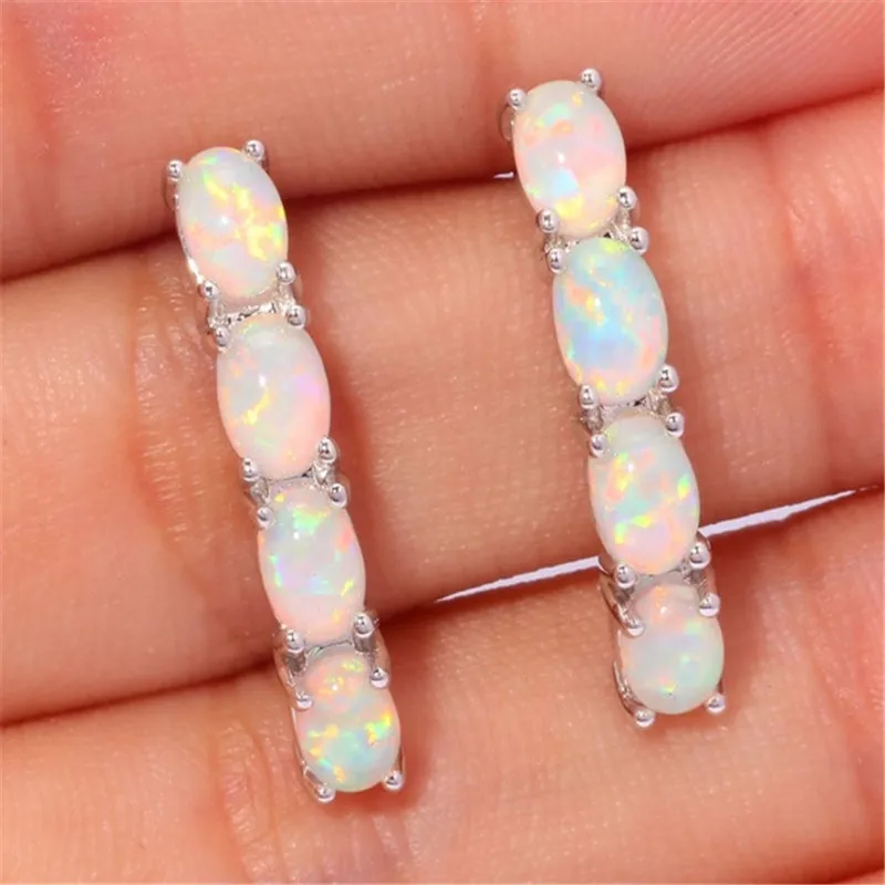 Elegant Faux Fire Opal Earings Stud Earrings for Women Fashion Jewelry Wedding Brincos Engagement Statement Pendientes Mujer
Elegant Faux Fire Opal Earings Stud Earrings for Women Fashion Jewelry Wedding Brincos Engagement Statement Pendientes Mujer
