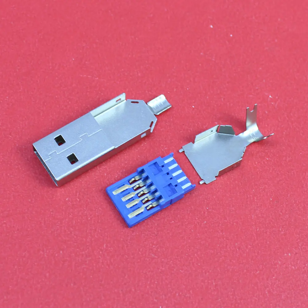 ChengHaoRan 1Piece DIY USB 3.0 male connector jack soldering type socket 3 in 1 for DIY USB 3.0 Cable
ChengHaoRan 1Piece DIY USB 3.0 male connector jack soldering type socket 3 in 1 for DIY USB 3.0 Cable