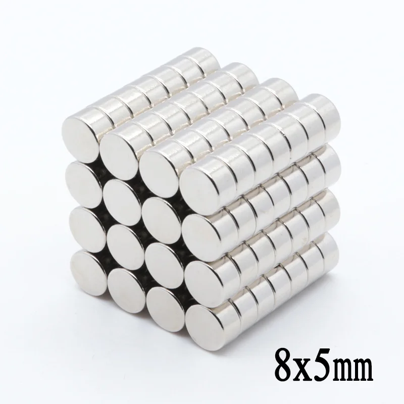 100pcs 8x5 mm Super Strong Rare Earth Neodymium Magnets N35 8*5 mm Round Permanent Craft Fridge Magnet
100pcs 8x5 mm Super Strong Rare Earth Neodymium Magnets N35 8*5 mm Round Permanent Craft Fridge Magnet