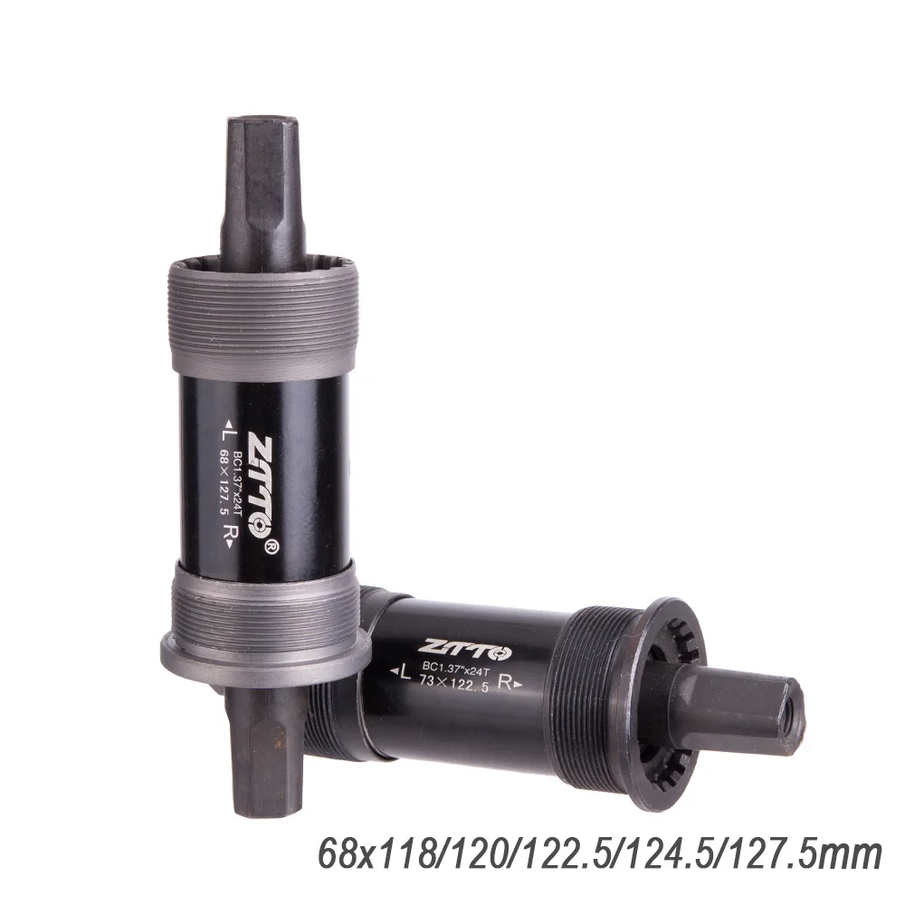 

MTB BSA Bicycle Bottom Bracket 118 120 122.5 124.5 127.5mm Quare Hole Axis Bike parts for Square Tapered Spindle Crank