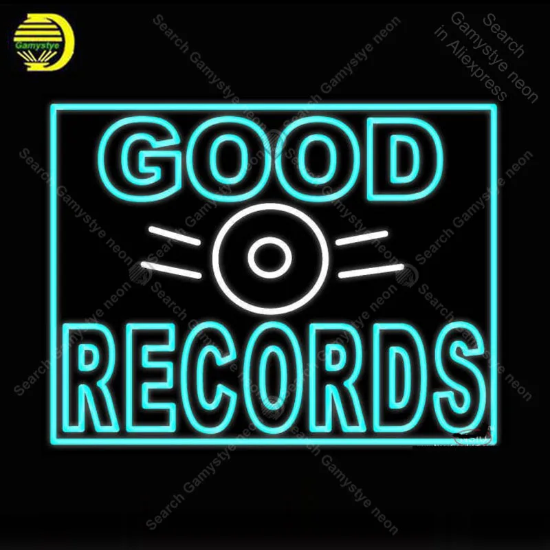 Neon Sign for Blue Good Records neon bulb Sign Decor wall Light Room Neon lights Sign glass Tube Iconic Light anuncio luminoso
Neon Sign for Blue Good Records neon bulb Sign Decor wall Light Room Neon lights Sign glass Tube Iconic Light anuncio luminoso