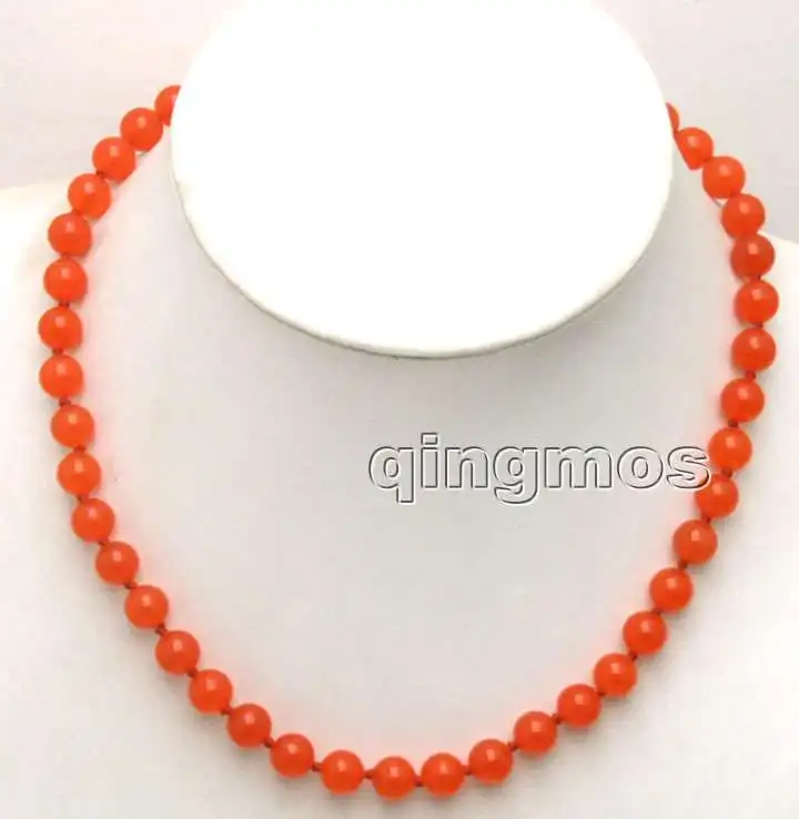 Genuine Small 8mm Round Natural China Red beads 17" necklace-nec5996 wholesale/retail
Genuine Small 8mm Round Natural China Red beads 17" necklace-nec5996 wholesale/retail