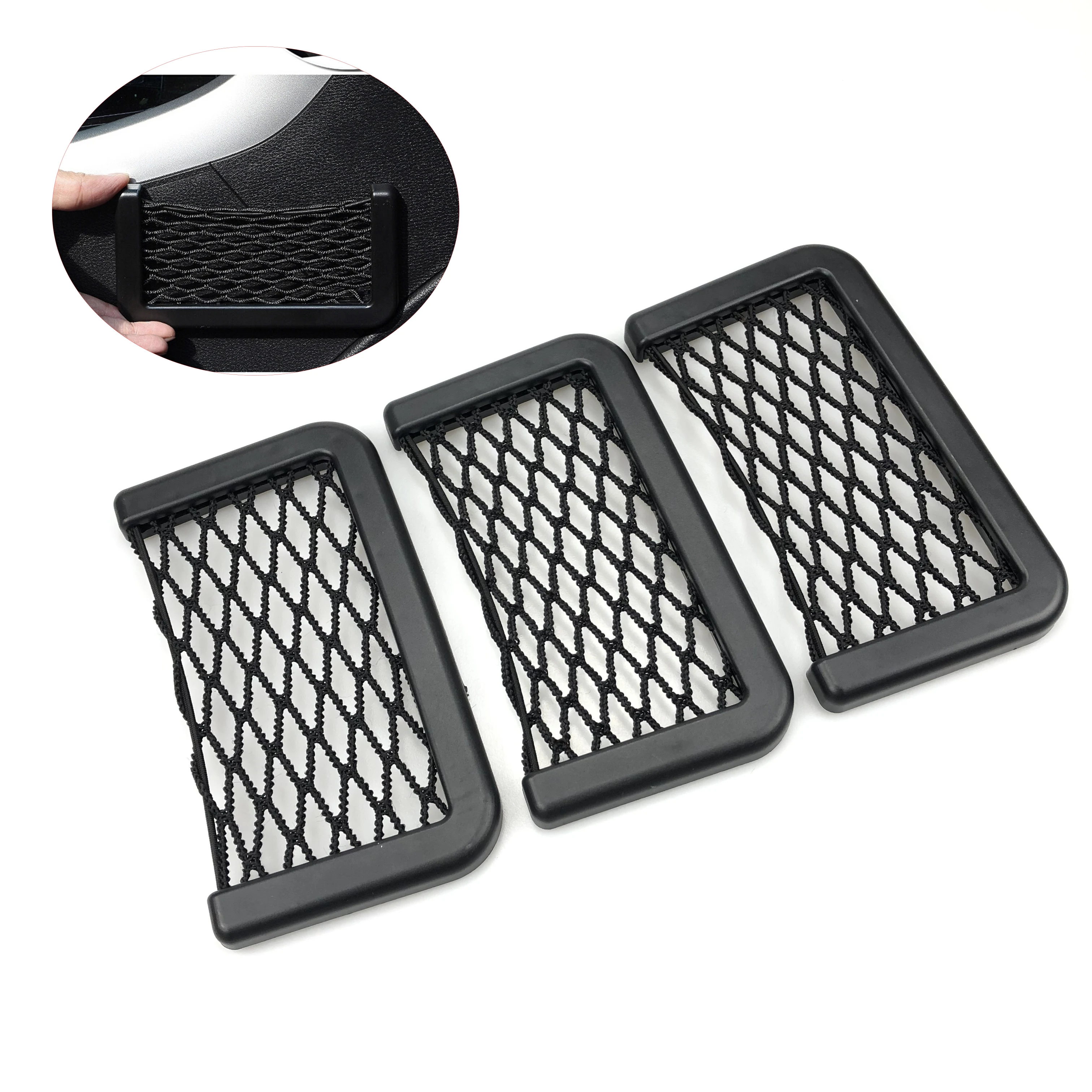 Universal Small Car Seat Side Back Storage Net Bag String Bag Mesh Pocket Organizer Stick-on for Wallet Phone
Universal Small Car Seat Side Back Storage Net Bag String Bag Mesh Pocket Organizer Stick-on for Wallet Phone