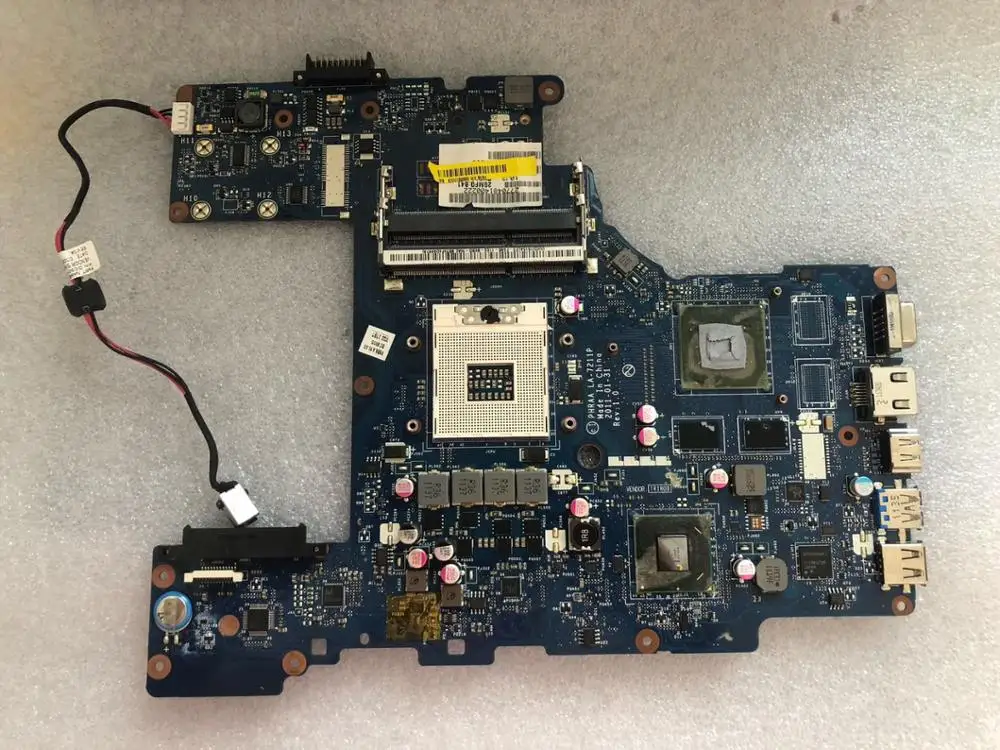 New Motherboard for P755 K000122880 Laptop Motherboard PHRAA LA-7211P P770 GT540M HM65 DDR3 placa de Vídeo
New Motherboard for P755 K000122880 Laptop Motherboard PHRAA LA-7211P P770 GT540M HM65 DDR3 placa de Vídeo