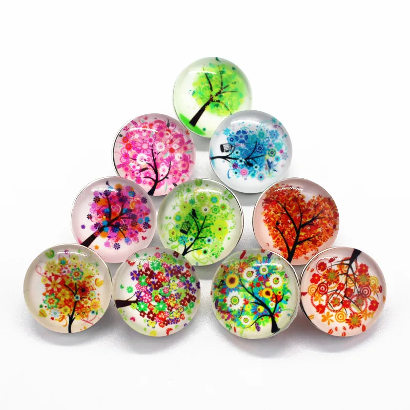 New style 50pcs/lot life tree Snap Button Print Glass Snap Charms Fit 18mm DIY Ginger Snap Bracelet Jewelry
New style 50pcs/lot life tree Snap Button Print Glass Snap Charms Fit 18mm DIY Ginger Snap Bracelet Jewelry