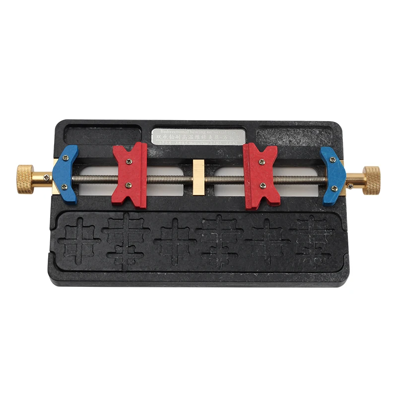Multi-functional fixture double bearings high temperature resistant mobile phone motherboard fixture BGA chip positioning
Multi-functional fixture double bearings high temperature resistant mobile phone motherboard fixture BGA chip positioning