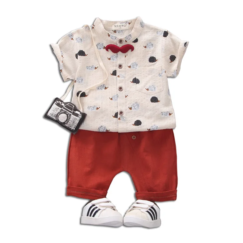 Boys suit 2019 summer new style children's short-sleeved baby's fashionable shirts, two-piece,1-3-4 years old
Boys suit 2019 summer new style children's short-sleeved baby's fashionable shirts, two-piece,1-3-4 years old