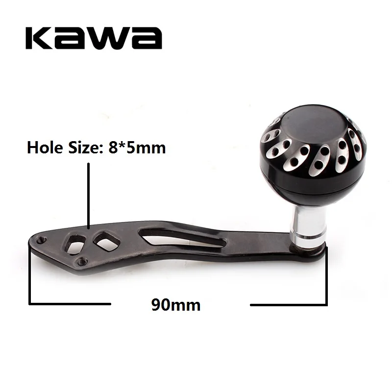 Kawa новая Рыболовная катушка с ручкой из сплава длина колеса 90 мм Размер отверстия
