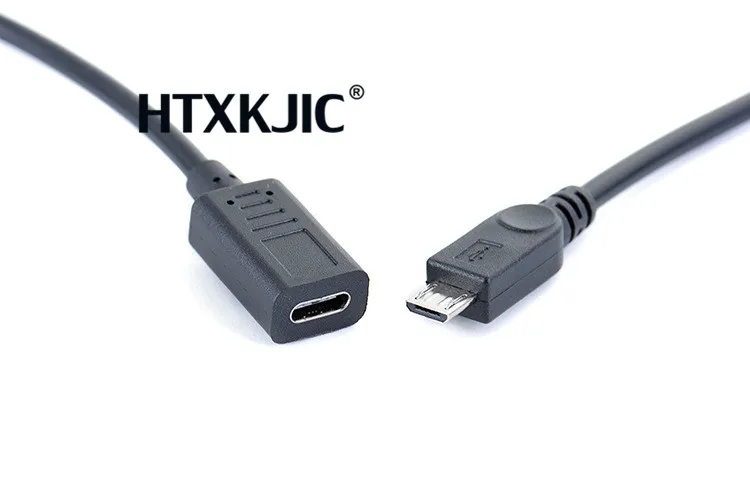 Usb адаптер для зарядки с разъемом Type c типа мама на micro|Компьютерные кабели и