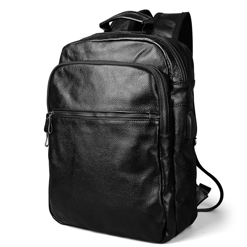 2018 Genuine Leather Men's Backpack Male Leather High Quality Student Travel Bag Men Designers Famous Brand High Quality Men Bag
2018 Genuine Leather Men's Backpack Male Leather High Quality Student Travel Bag Men Designers Famous Brand High Quality Men Bag