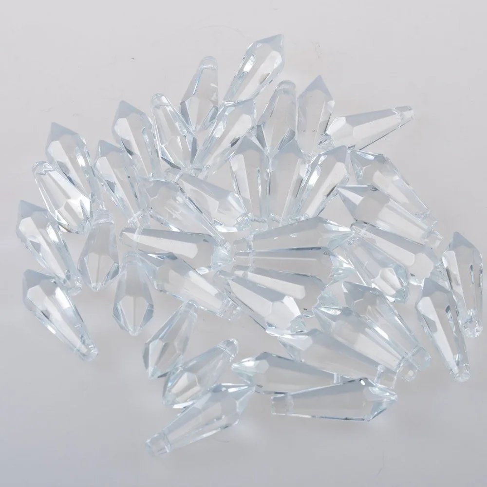 HIERKRYST 50 pcs/lot Clear Chandelier Glass Crystals Lamp Prisms Parts Hanging Pendants 38mm 1.49" #1901-6
HIERKRYST 50 pcs/lot Clear Chandelier Glass Crystals Lamp Prisms Parts Hanging Pendants 38mm 1.49" #1901-6