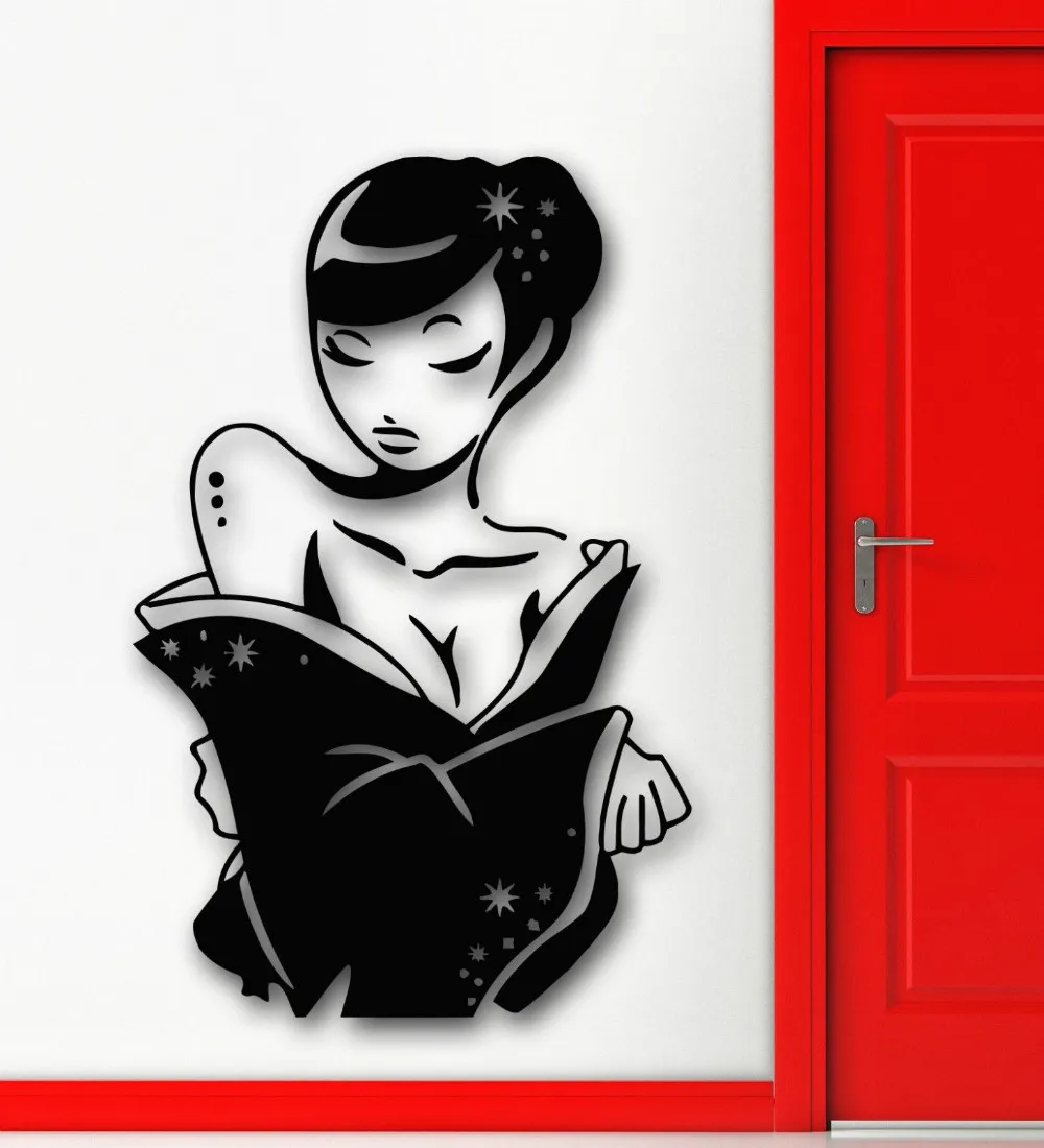 Japanese Geisha Hot Sexy Girl Woman Design Art Vinyl Wall Sticker bedroom Decor Removable DIY Home Decor Mural
Japanese Geisha Hot Sexy Girl Woman Design Art Vinyl Wall Sticker bedroom Decor Removable DIY Home Decor Mural