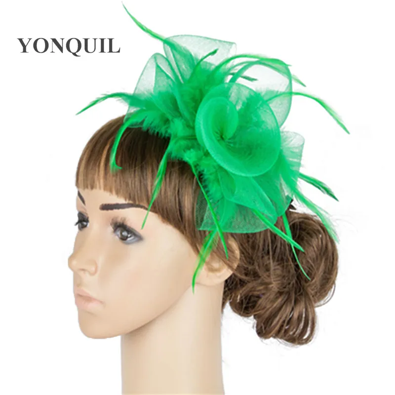 Fancy Color Crinoline Fascinator Headwear Colorful Mesh Feather Wedding Race Show Hair Accessories Millinery Cocktail Hat MYQ053
Fancy Color Crinoline Fascinator Headwear Colorful Mesh Feather Wedding Race Show Hair Accessories Millinery Cocktail Hat MYQ053