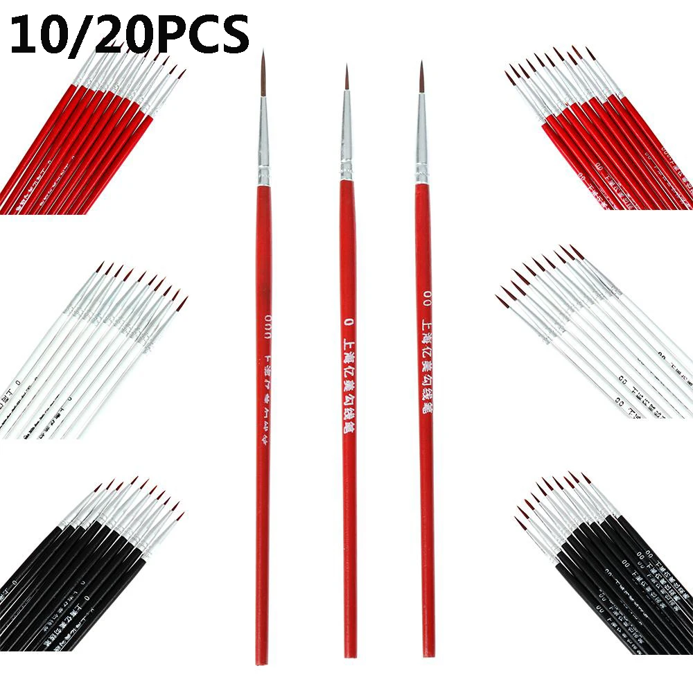 10Pcs Hot Sale Painting Brush Fine Hand Painted Thin Hook Line Pen Art Supplies Drawing Art Paint Brushes Nylon Painting Pen
10Pcs Hot Sale Painting Brush Fine Hand Painted Thin Hook Line Pen Art Supplies Drawing Art Paint Brushes Nylon Painting Pen