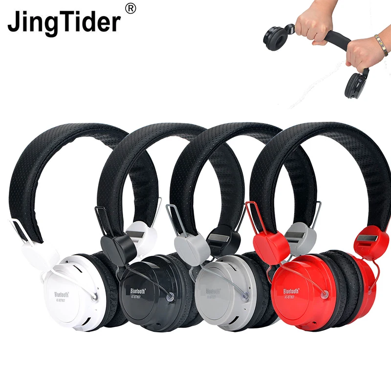 Беспроводная Bluetooth гарнитура JingTider BT807, складные наушники с микрофоном и супер басами, поддержка TF-карт, AUX, портативные наушники
Беспроводная Bluetooth гарнитура JingTider BT807, складные наушники с микрофоном и супер басами, поддержка TF-карт, AUX, портативные наушники