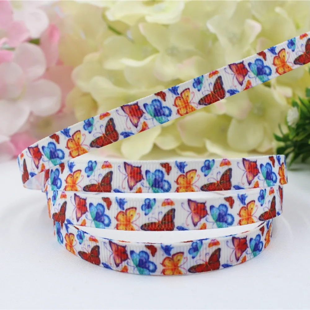 16607-16, 10mm Butterfly Printed Grosgrain Ribbon, Accessories Webbing, DIY handmade materials, free shipping
16607-16, 10mm Butterfly Printed Grosgrain Ribbon, Accessories Webbing, DIY handmade materials, free shipping