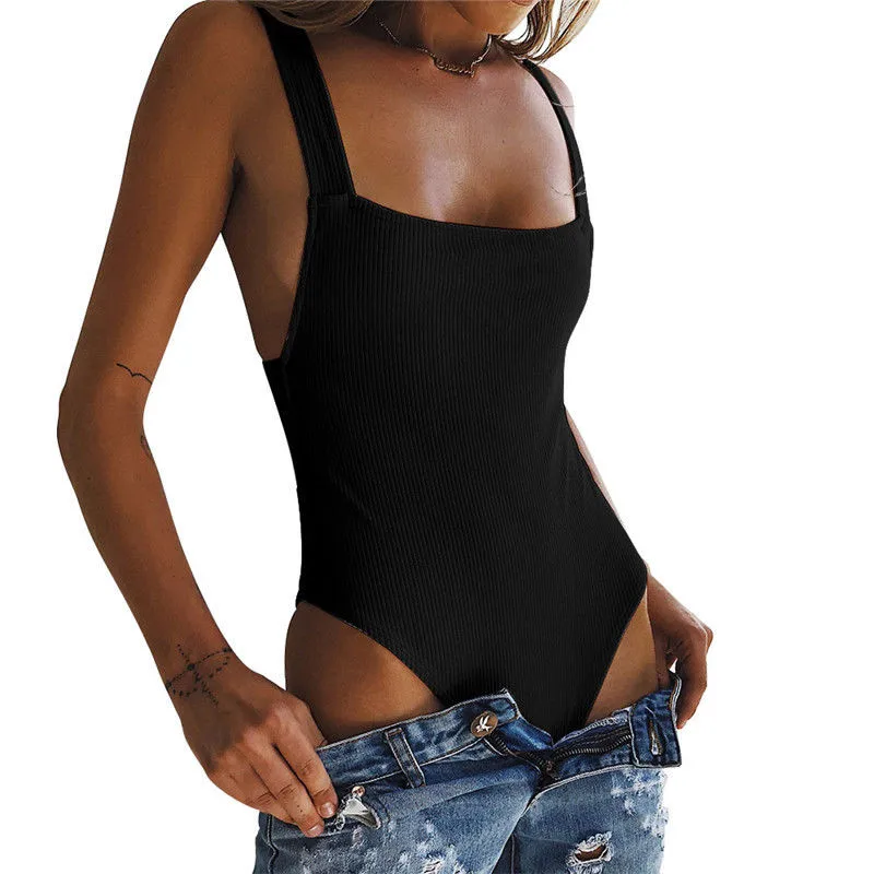 New Women's Vintage Bodysuit Ladies Stretch Leotard Tops Pure Color Jumpsuit Fashion Women Sleeveless Jumpsuit Playsuit Bodysuit
New Women's Vintage Bodysuit Ladies Stretch Leotard Tops Pure Color Jumpsuit Fashion Women Sleeveless Jumpsuit Playsuit Bodysuit