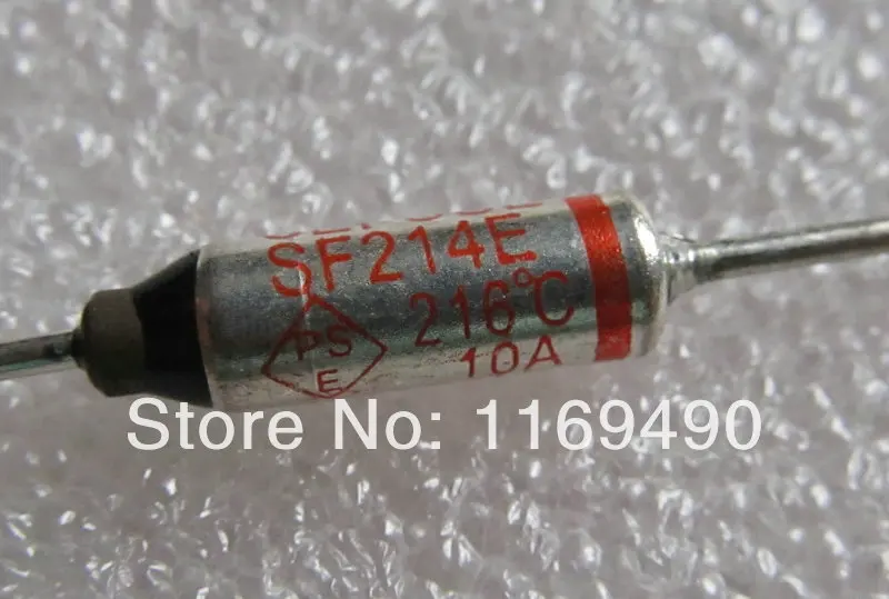 10 шт. SEFUSE термальные выключения SF214E термальный предохранитель 216 C TF выключение 10A