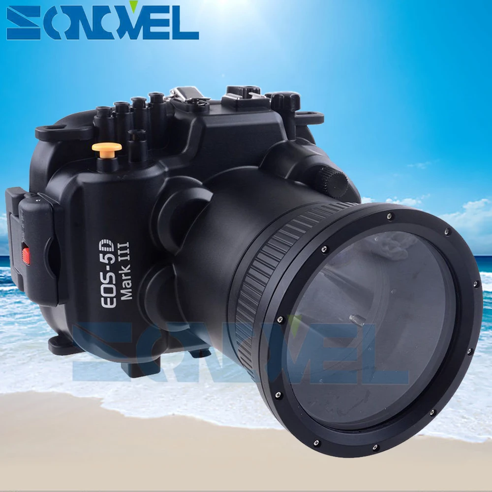 Meikon 40m 130ft Waterproof Underwater Diving Case Camera Housing Case For Canon EOS 5D Mark III 5D 3 with 24-105mm Lens
Meikon 40m 130ft Waterproof Underwater Diving Case Camera Housing Case For Canon EOS 5D Mark III 5D 3 with 24-105mm Lens