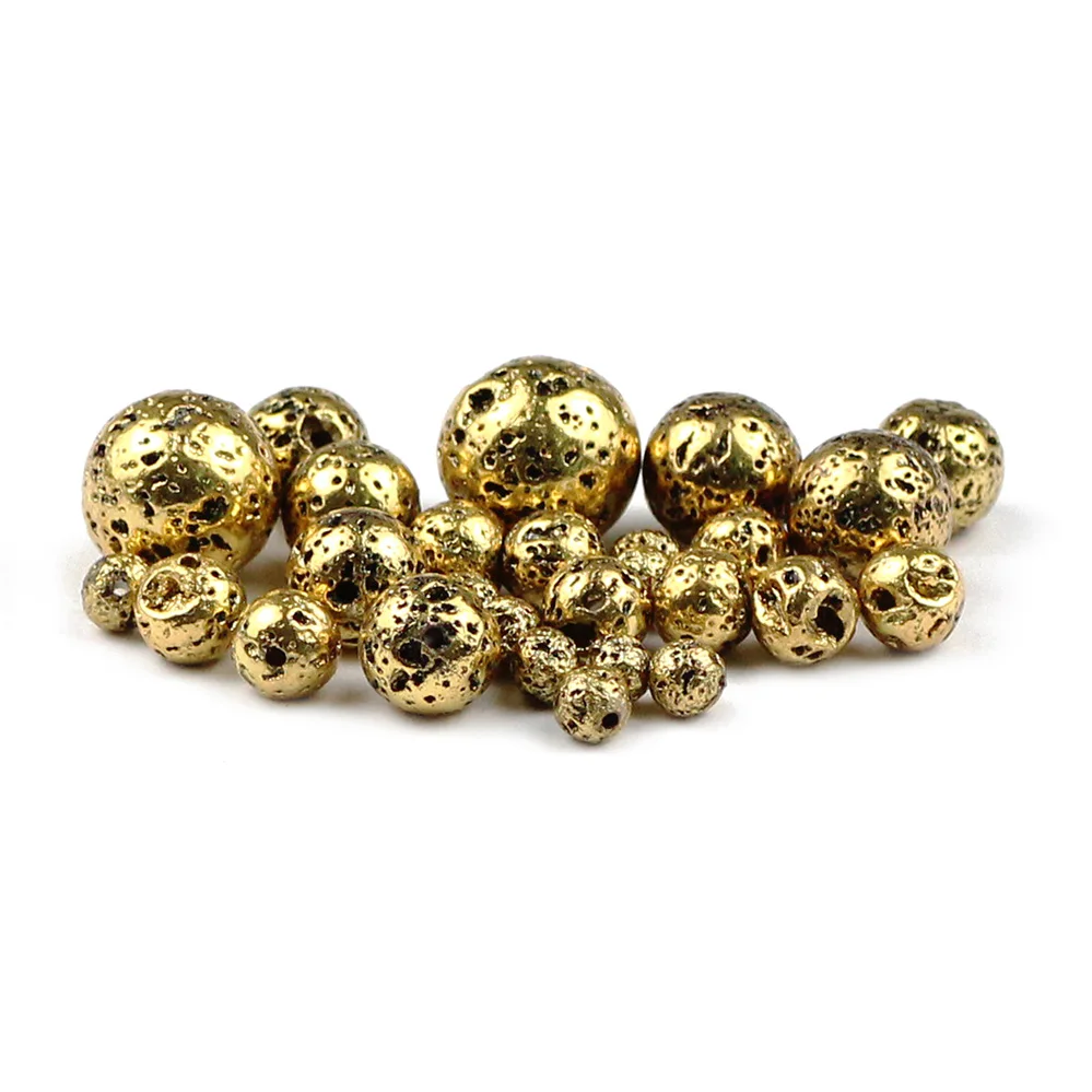 BTFBES Antique Gold Lava Beads Natural Stone 4 6 8 10 12mm round Volcanic Rock Space Loose bead for Jewelry Bracelet making DIY
BTFBES Antique Gold Lava Beads Natural Stone 4 6 8 10 12mm round Volcanic Rock Space Loose bead for Jewelry Bracelet making DIY