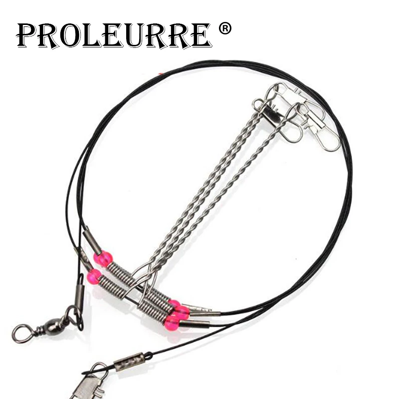 1Pcs Fishing Lure Steel wire Trace Wire Leader line Swivel Tackle Spinner Shark Spinning with Connector Fishing accessories
1Pcs Fishing Lure Steel wire Trace Wire Leader line Swivel Tackle Spinner Shark Spinning with Connector Fishing accessories