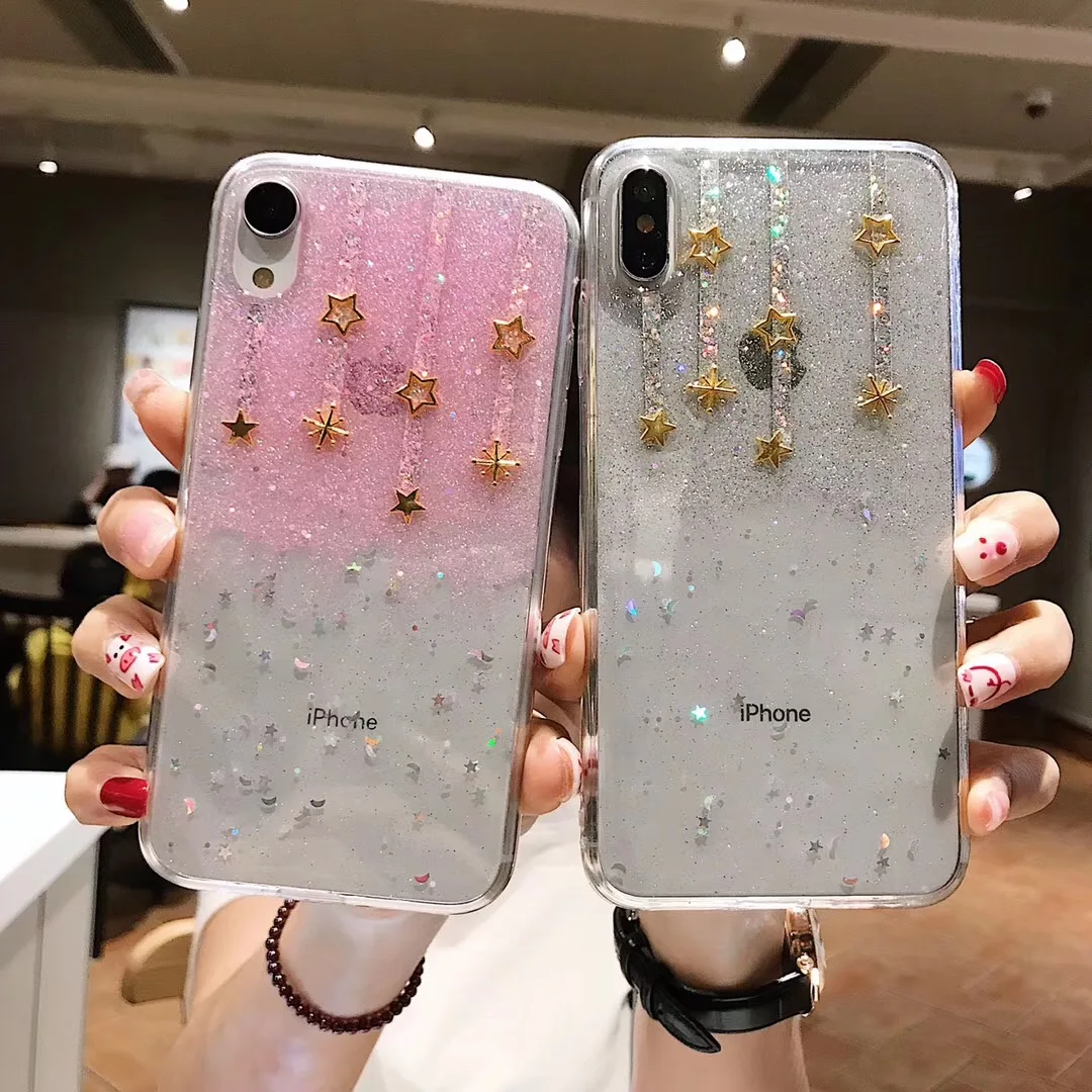 Tfshining For iphone 11 case Glitter Meteor Star Phone Cases For iphone X XR XS Max 7 8 6 6s plus X SE 2020 transparent cover
Tfshining For iphone 11 case Glitter Meteor Star Phone Cases For iphone X XR XS Max 7 8 6 6s plus X SE 2020 transparent cover