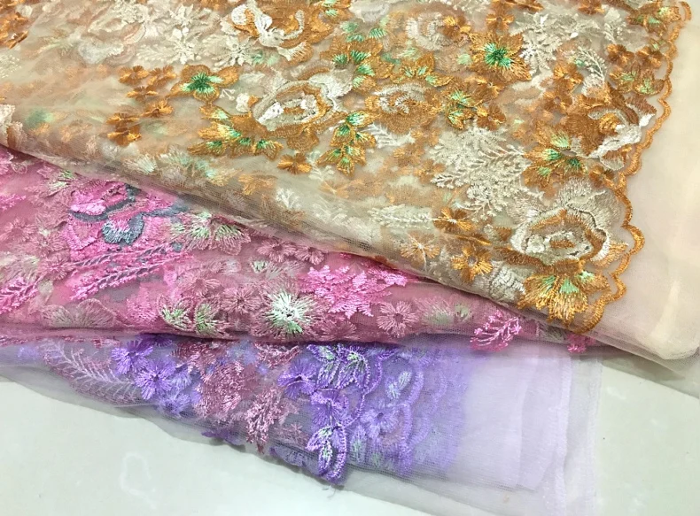 LASUI 3 yards 2019 X0529 DIY skirt wedding dress accessories PINK PURPLE ORANGE soft mesh embroidery lace fabric
LASUI 3 yards 2019 X0529 DIY skirt wedding dress accessories PINK PURPLE ORANGE soft mesh embroidery lace fabric