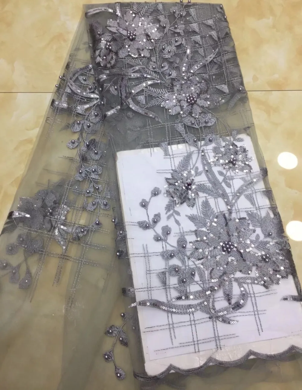 Nigerian Laces Fabrics With Beaded 3D High Quality Tulle African Laces Fabric Wedding African French Tulle Lace ML7109
Nigerian Laces Fabrics With Beaded 3D High Quality Tulle African Laces Fabric Wedding African French Tulle Lace ML7109