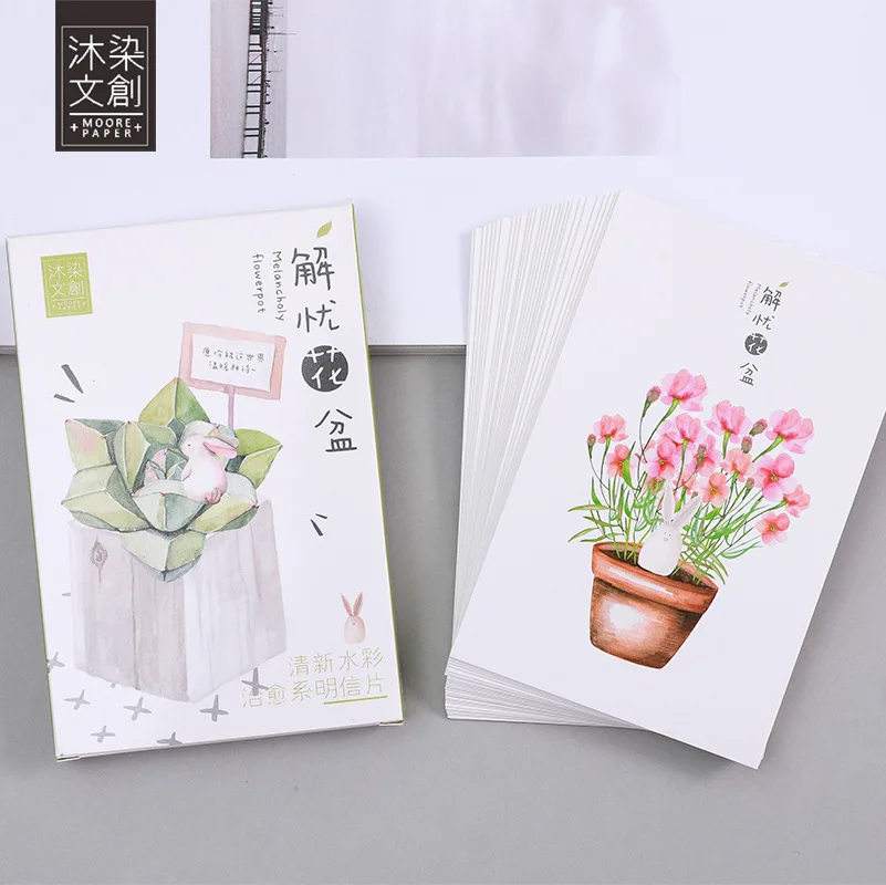 30Sheets/Set Novelty Flowerpot Plants Postcard /Greeting Card/Message Card/Christmas and New Year gifts
30Sheets/Set Novelty Flowerpot Plants Postcard /Greeting Card/Message Card/Christmas and New Year gifts