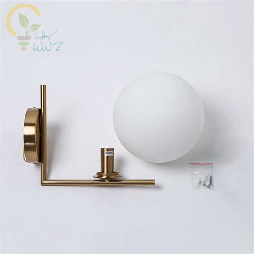 Modern Nordic Led Wall Lamps Round Glass Ball Wall Lights LED Indoor Lighting for Restaurant Living Room Bedroom Corridor
Modern Nordic Led Wall Lamps Round Glass Ball Wall Lights LED Indoor Lighting for Restaurant Living Room Bedroom Corridor