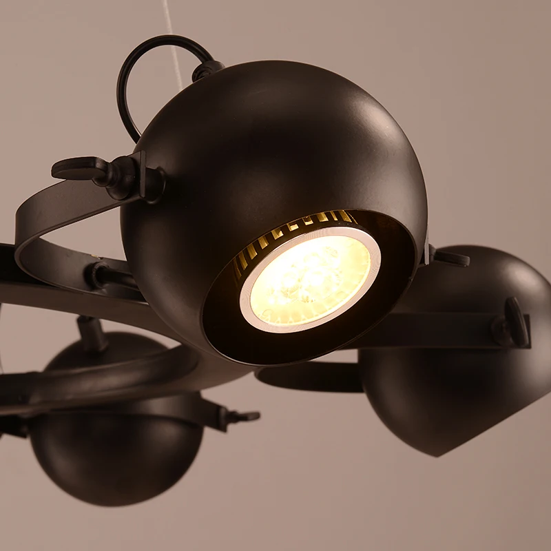 6/8 Head Black Color Loft Style Wrought Iron Pendant Light Industrial Vintage Coffee Shop Decoration Lamp Free Shipping
6/8 Head Black Color Loft Style Wrought Iron Pendant Light Industrial Vintage Coffee Shop Decoration Lamp Free Shipping