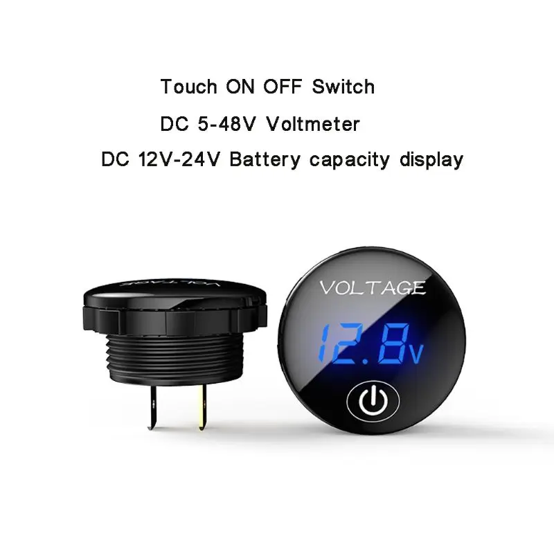 DC 12V-24V LED Digital Voltmeter + Dual USB Outlet Power Socket Panel 2.1A Charger With Touch Switch for Car Boat Marine Rv Truc
DC 12V-24V LED Digital Voltmeter + Dual USB Outlet Power Socket Panel 2.1A Charger With Touch Switch for Car Boat Marine Rv Truc