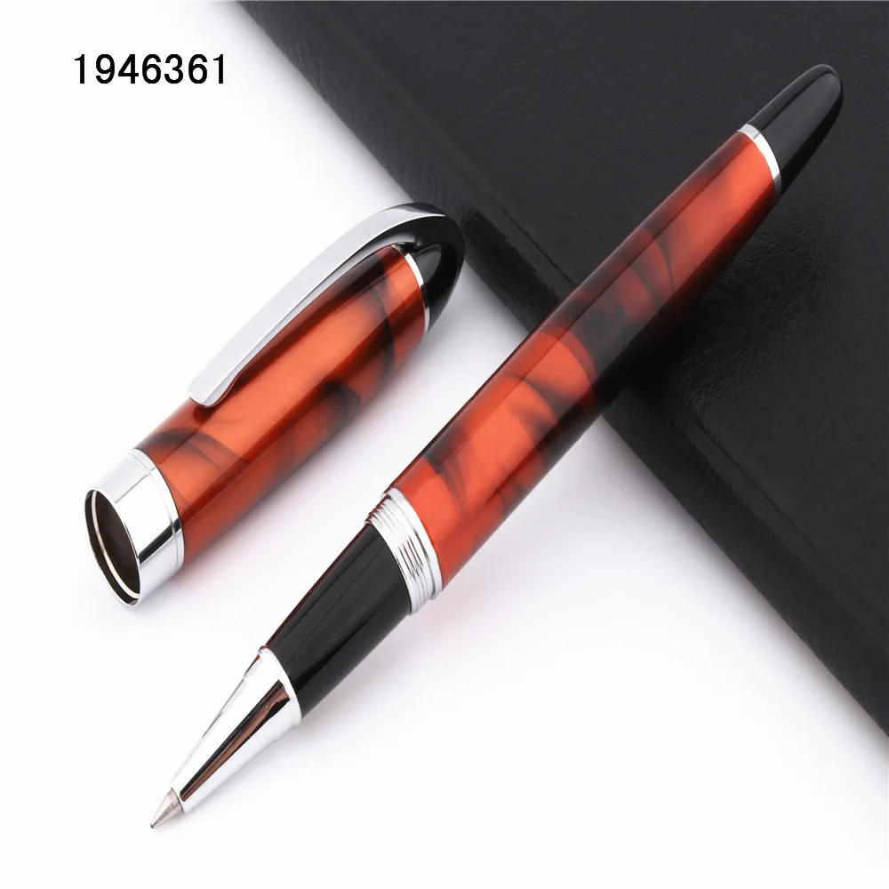 BAOER 517 оранжевая и черная шариковая ручка со средним наконечником для бизнеса