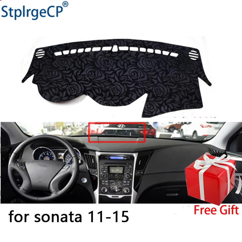 Rose Pattern Non-slip Car Dashboard Cover Dash Mat Pad DashMat ANti-UV Car Sticker for Hyundai Sonata I45 2010-2015 Car Styling 
Rose Pattern Non-slip Car Dashboard Cover Dash Mat Pad DashMat ANti-UV Car Sticker for Hyundai Sonata I45 2010-2015 Car Styling