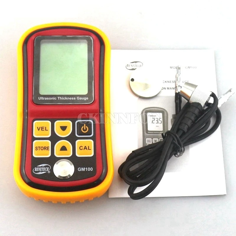 DHL 20PCS Ultrasonic Thickness Gauge Tester Metal Width Measuring Instrument 1.2~220mm (Steel) Sound Meter Diagnostic-tool GM100
DHL 20PCS Ultrasonic Thickness Gauge Tester Metal Width Measuring Instrument 1.2~220mm (Steel) Sound Meter Diagnostic-tool GM100