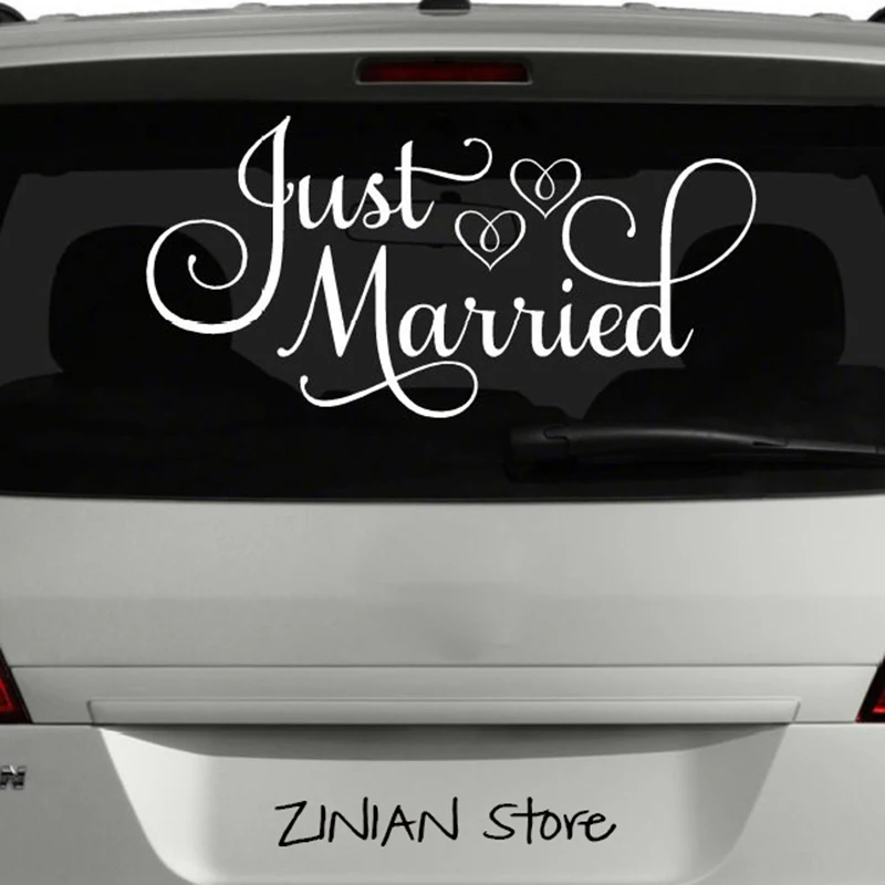 Just Married Wedding Wall Stickers Married Decoration Car Decal Waterproof Vinyl Removable Wedding Art Mural L600
Just Married Wedding Wall Stickers Married Decoration Car Decal Waterproof Vinyl Removable Wedding Art Mural L600